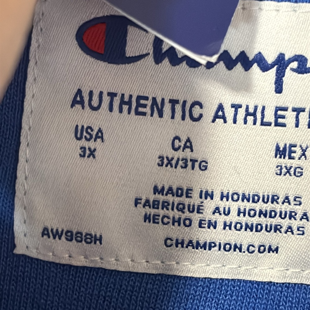 Champion Royal Blue Crewneck Sweatshirt Sz 3XL New - Picture 3 of 4